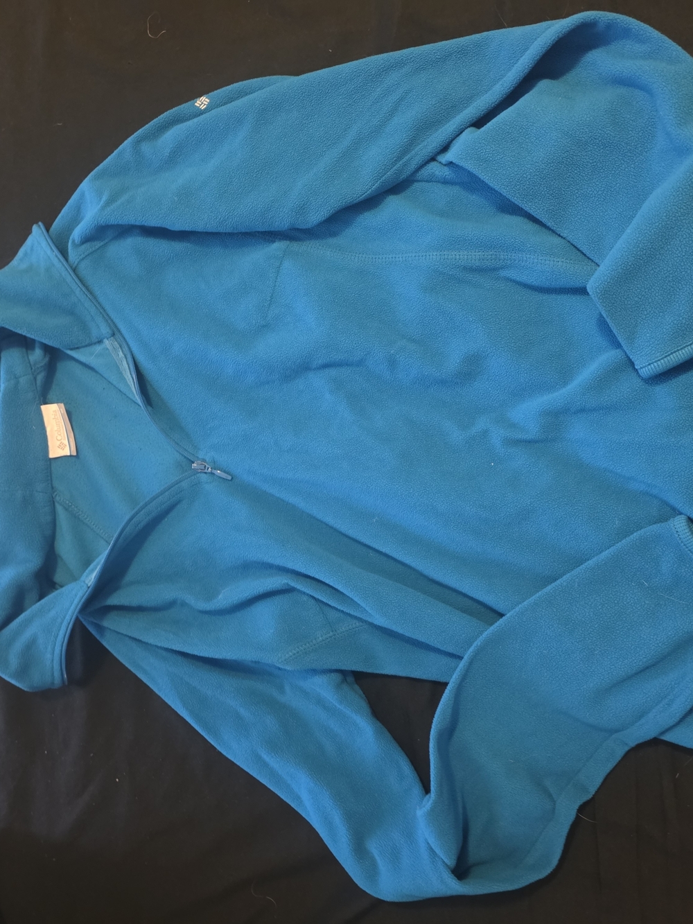 Classic Women's Blue Fleece Zip-Front Sweater Columbia
